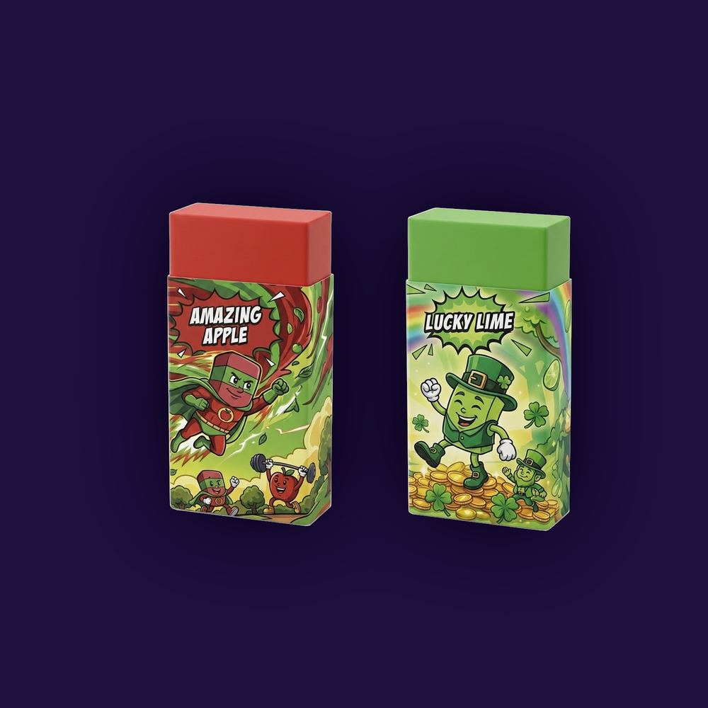Rubby Rubber Duo Pack – Amazing Apple & Lucky Lime