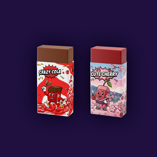 Rubby Rubber Duo Pack – Crazy Cola & Cute Cherry